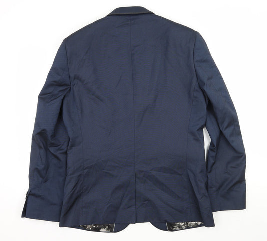 Mens UK Size L NEXT Regular Blue Suit Jacket