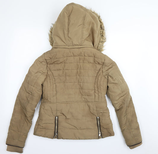 F&F Womens Beige   Parka Coat Size M