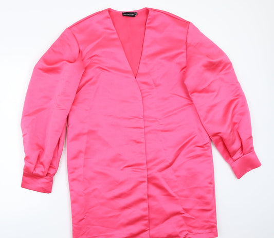 Womens UK Size 10 PRETTYLITTLETHING Pink Jacket
