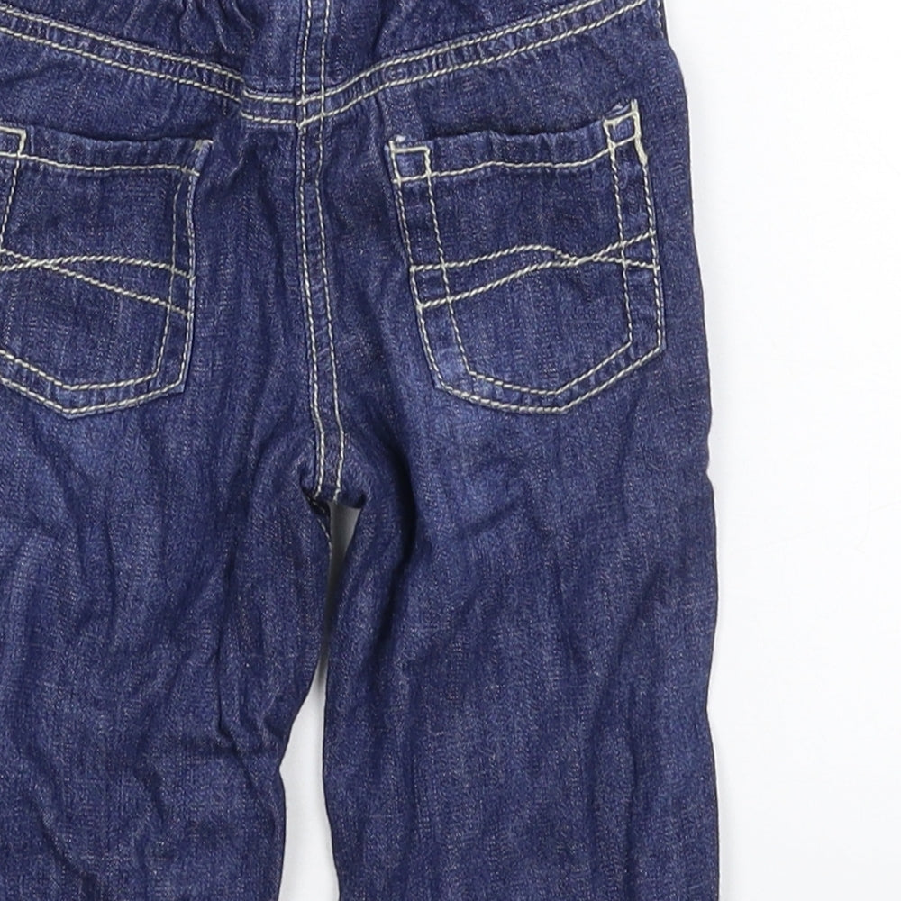F&F Girls Blue Jogger Jeans Size 6-9 Months