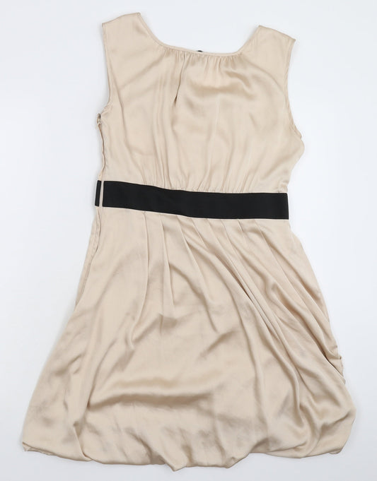 H&M Womens Beige Mini Size 12
