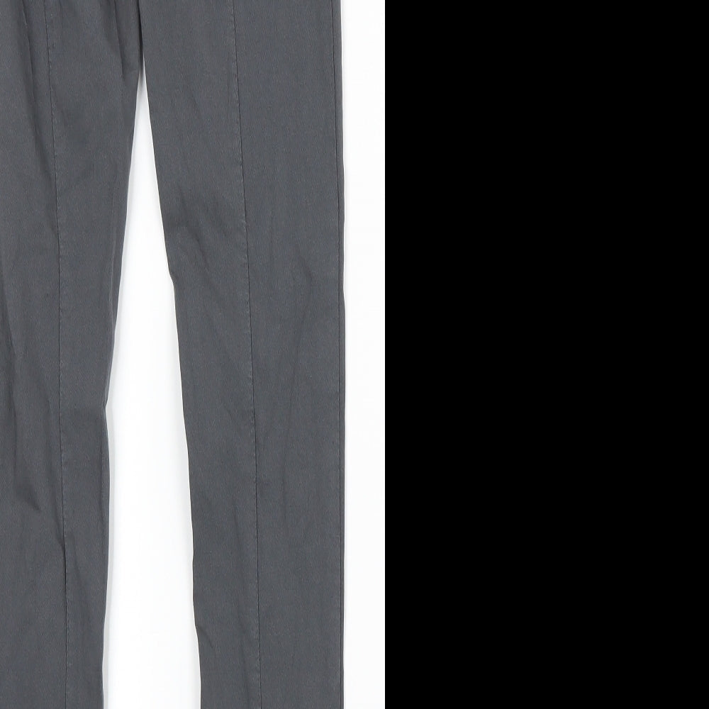 Primark Womens Grey Dress Pants Trousers Size 4 L26 in