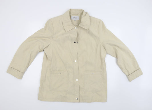 Womens UK Size 16 EWM Beige Jacket