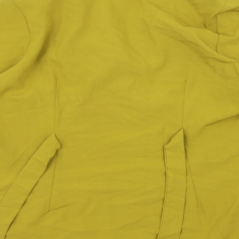 essence Womens Yellow Jacket Size 16