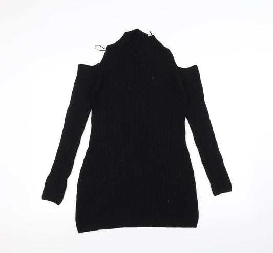 Womens UK Size 6 Select Black Basic T-Shirt