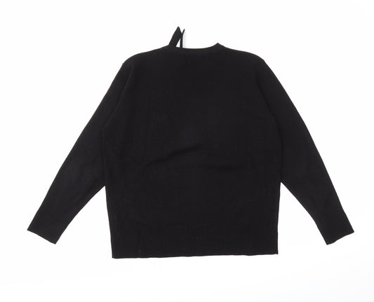 Berkertex Womens Black Pullover Jumper Size 14