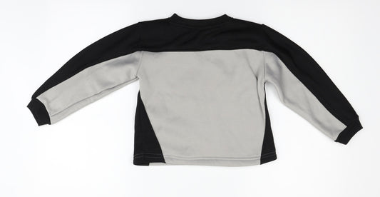 Unbranded Boys Grey Pullover Jumper Size 6 Years