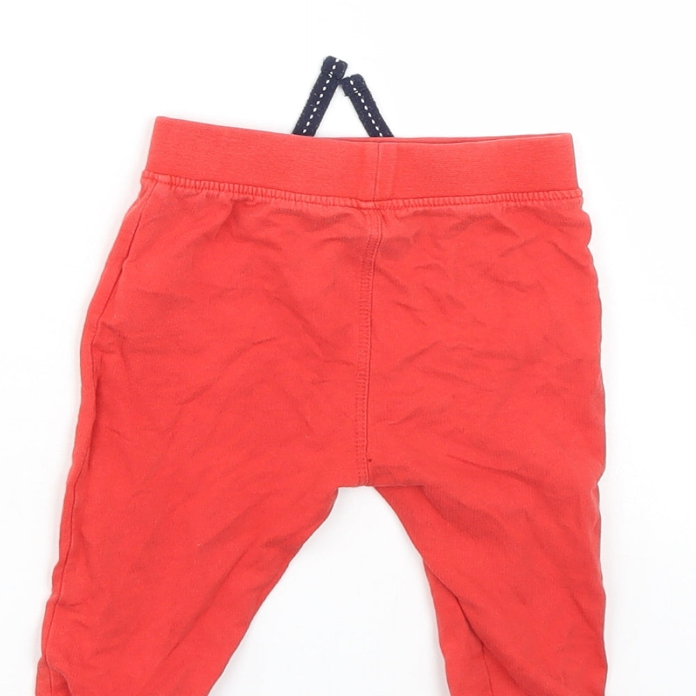 Maine Baby Red Sweatpants Trousers Size 6-9 Months