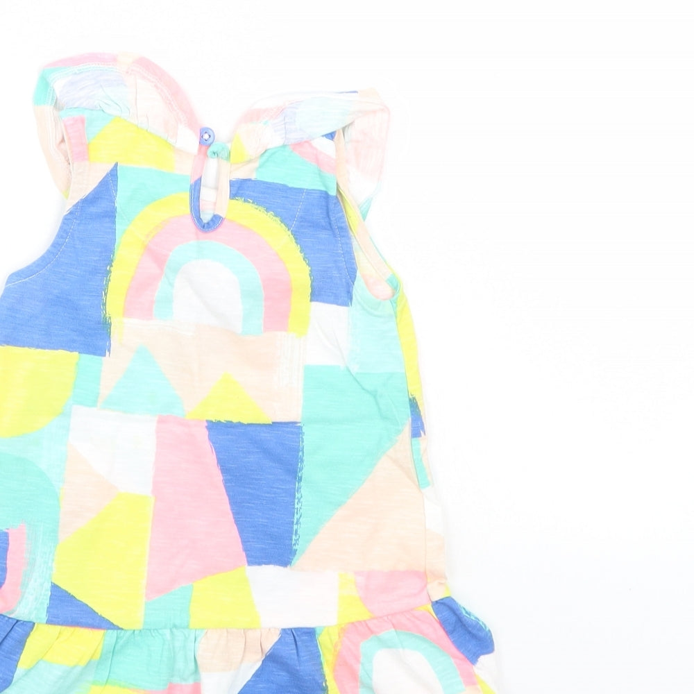 TU Girls Multicoloured Skater Dress Size 12-18 Months