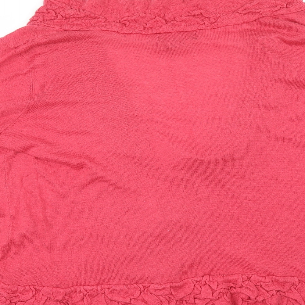 Willi Smith Womens Pink Cardigan Jumper Size XL