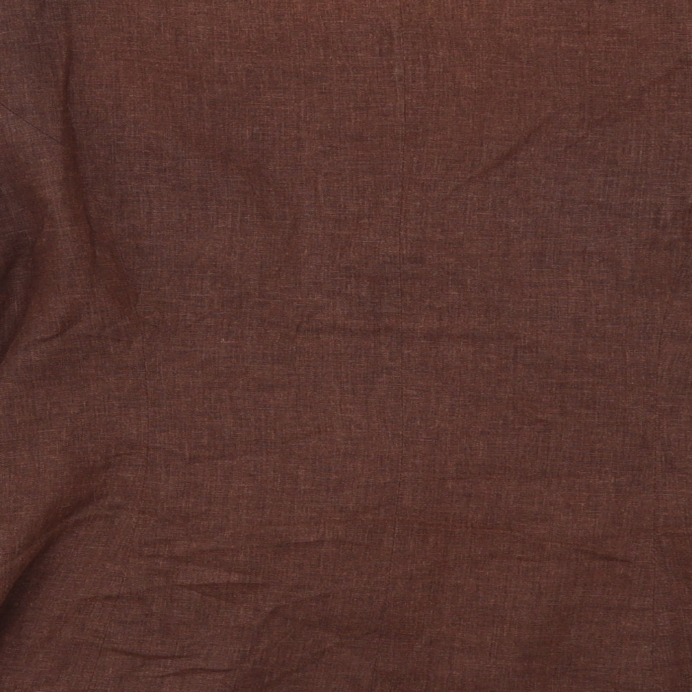 Womens UK Size 14 Slimma Brown Jacket