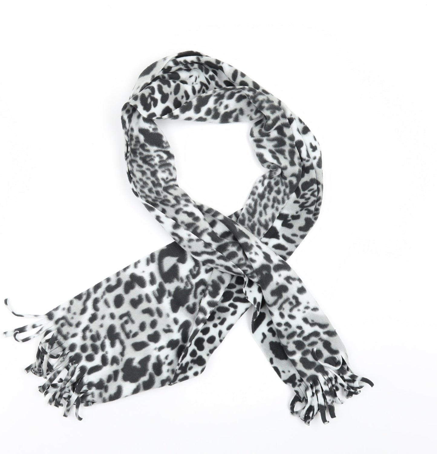 Preworn Womens Green Animal Print Scarf
