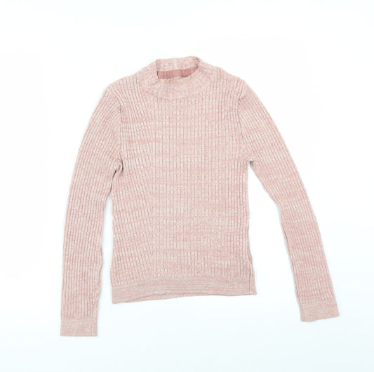 Topshop Womens Pink Pullover Jumper Size S