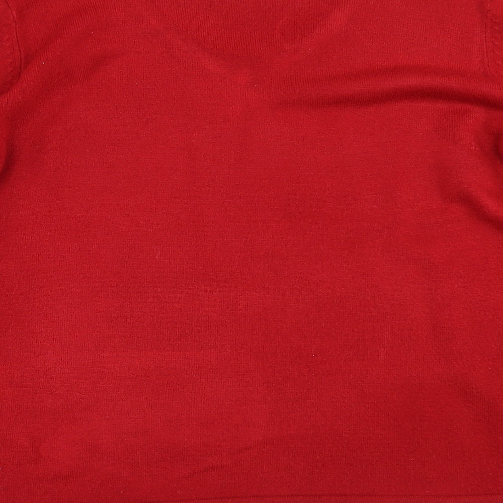 Bonmarché Womens Red Pullover Jumper Size S