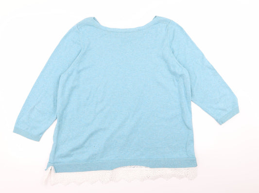 Preworn Womens Blue Pullover Jumper Size M