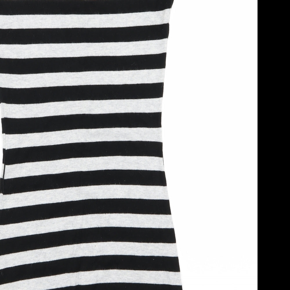 Jane Norman Womens Multicoloured Striped Bodycon Size 10