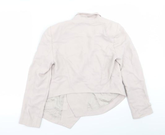 Topshop Womens Pink Jacket Blazer Size 10