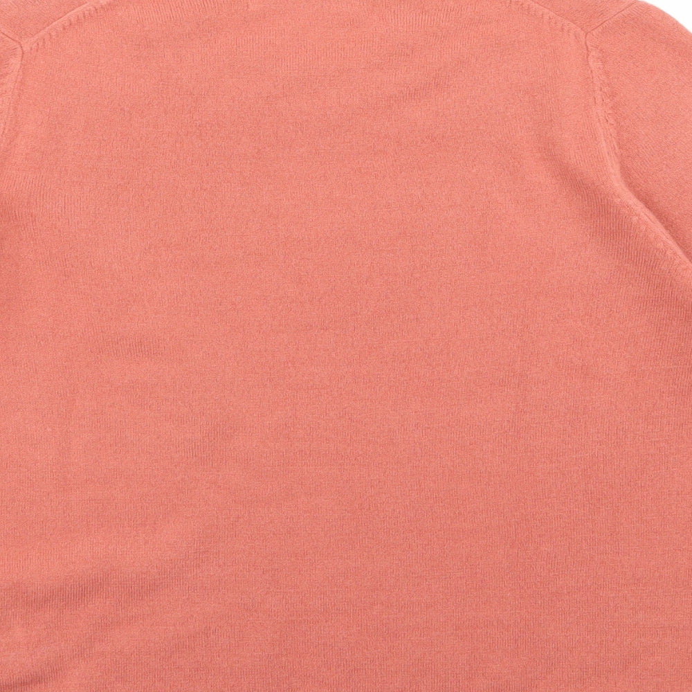 M&S Womens Pink Basic T-Shirt Size 12