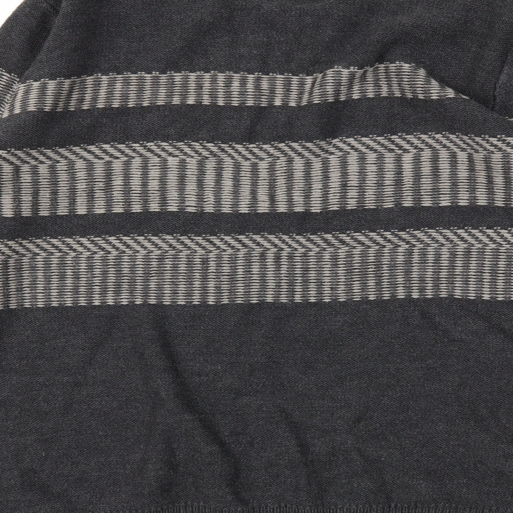 George Mens Grey Argyle/Diamond Pullover Jumper Size 2XL