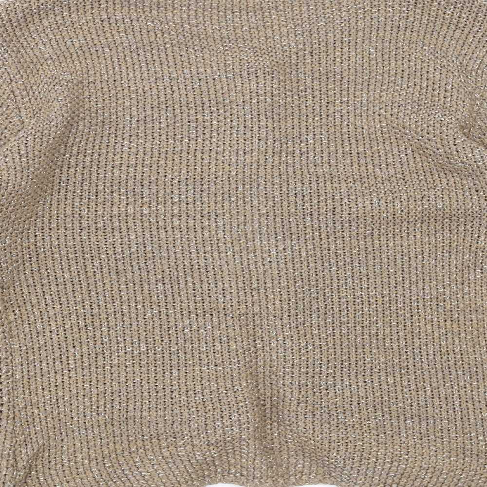 Amanti Womens Brown Cardigan Jumper Size M