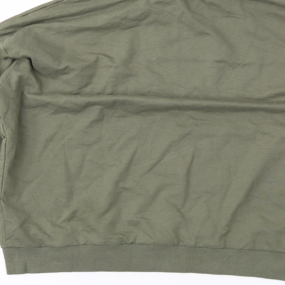 Divided Womens Green Pullover Sweatshirt Size M