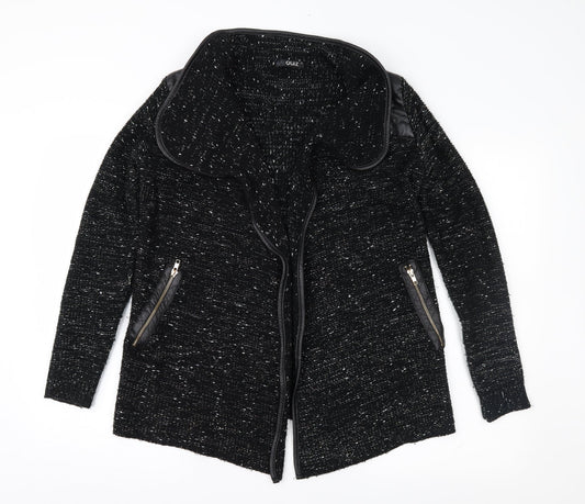Womens UK Size M Quiz Black Jacket