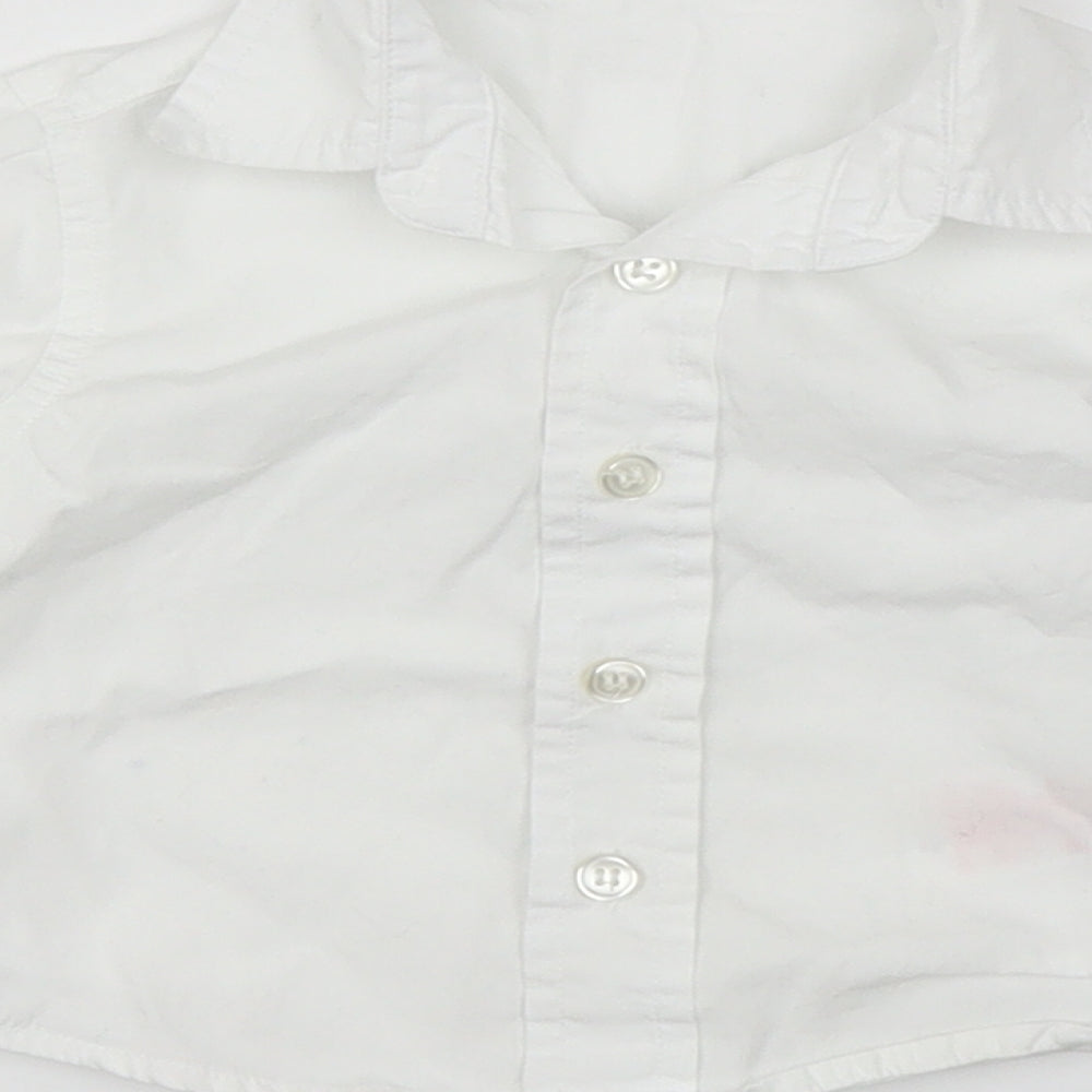 Mothercare Boys White Basic Button-Up Size 3-6 Months