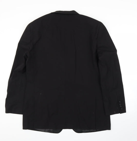 Mens UK Size 42 Limited Collection Regular Black Suit Jacket