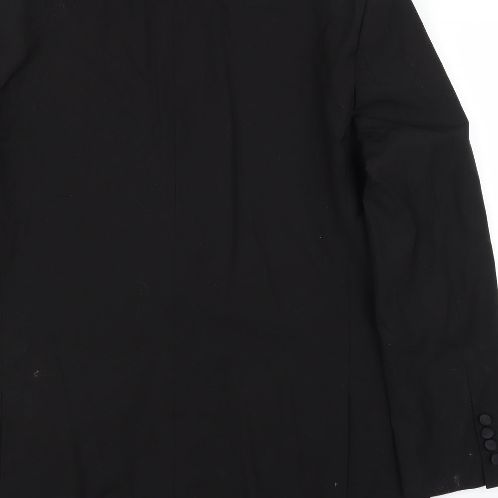Mens UK Size 42 Limited Collection Regular Black Suit Jacket