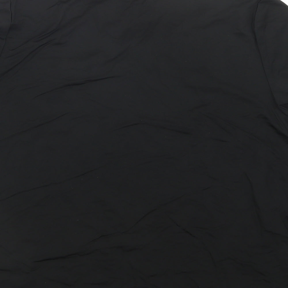 Womens UK Size L Incorporatewear Black Basic T-Shirt