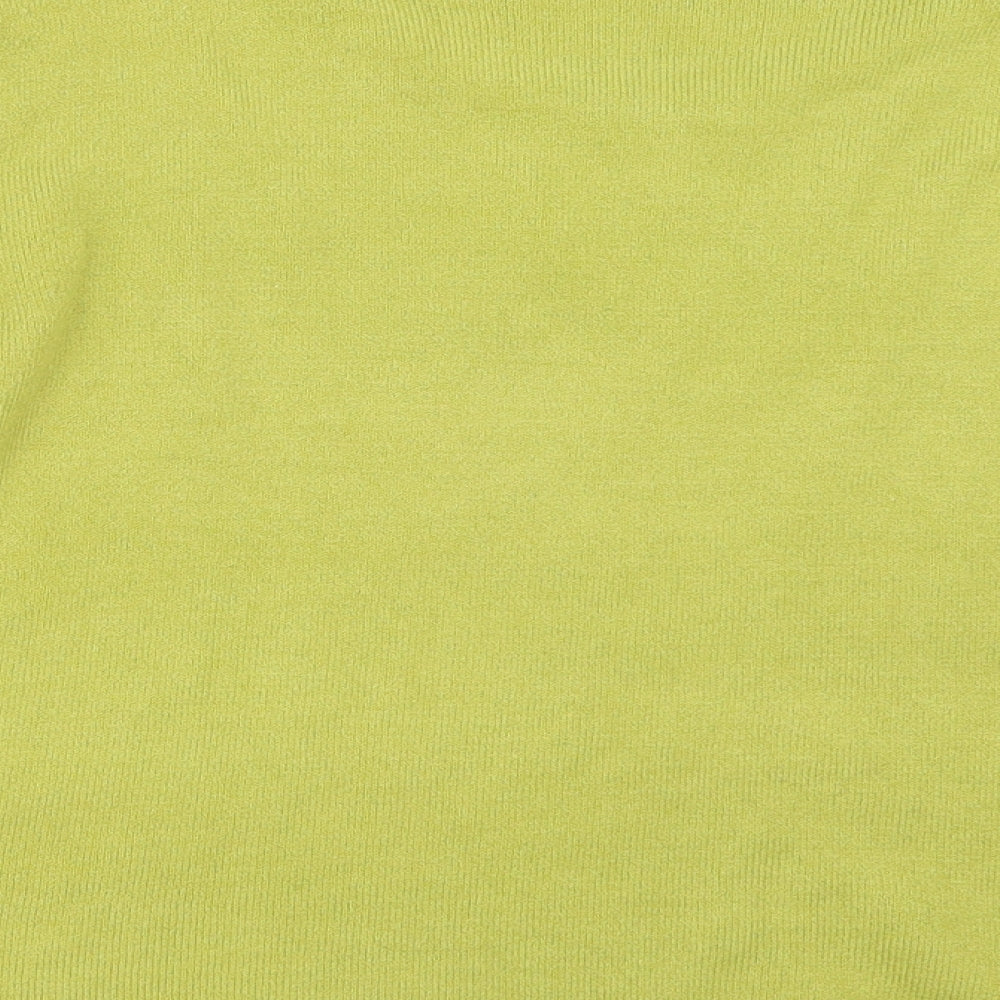 Touch Womens Green Knit Pullover Jumper Size XL
