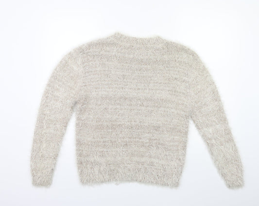 Atmosphere Womens Gold Knit Pullover Jumper Size 14