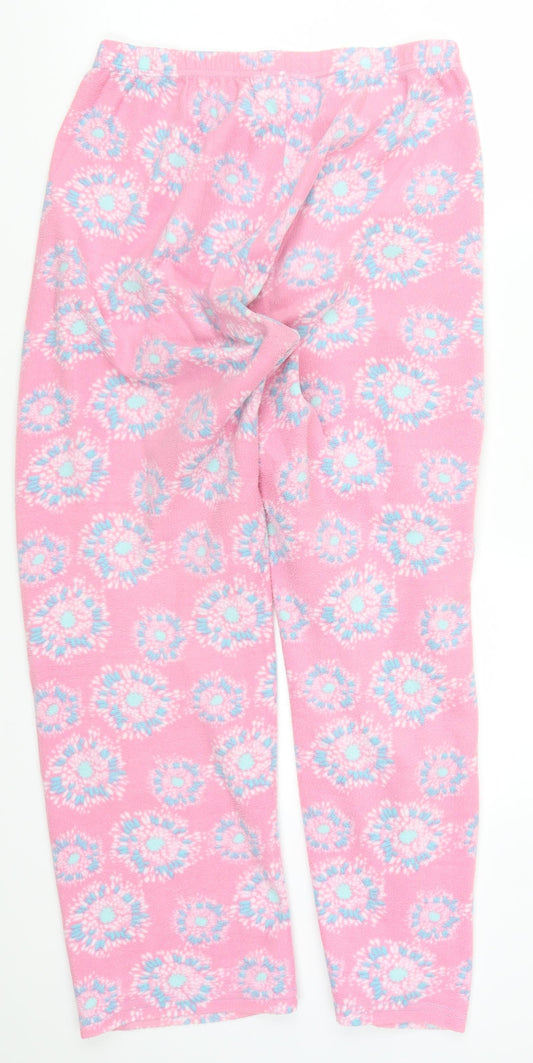 Avenue Womens Pink Geometric Sweatpants Trousers Size 10 L27 in - Loungewear