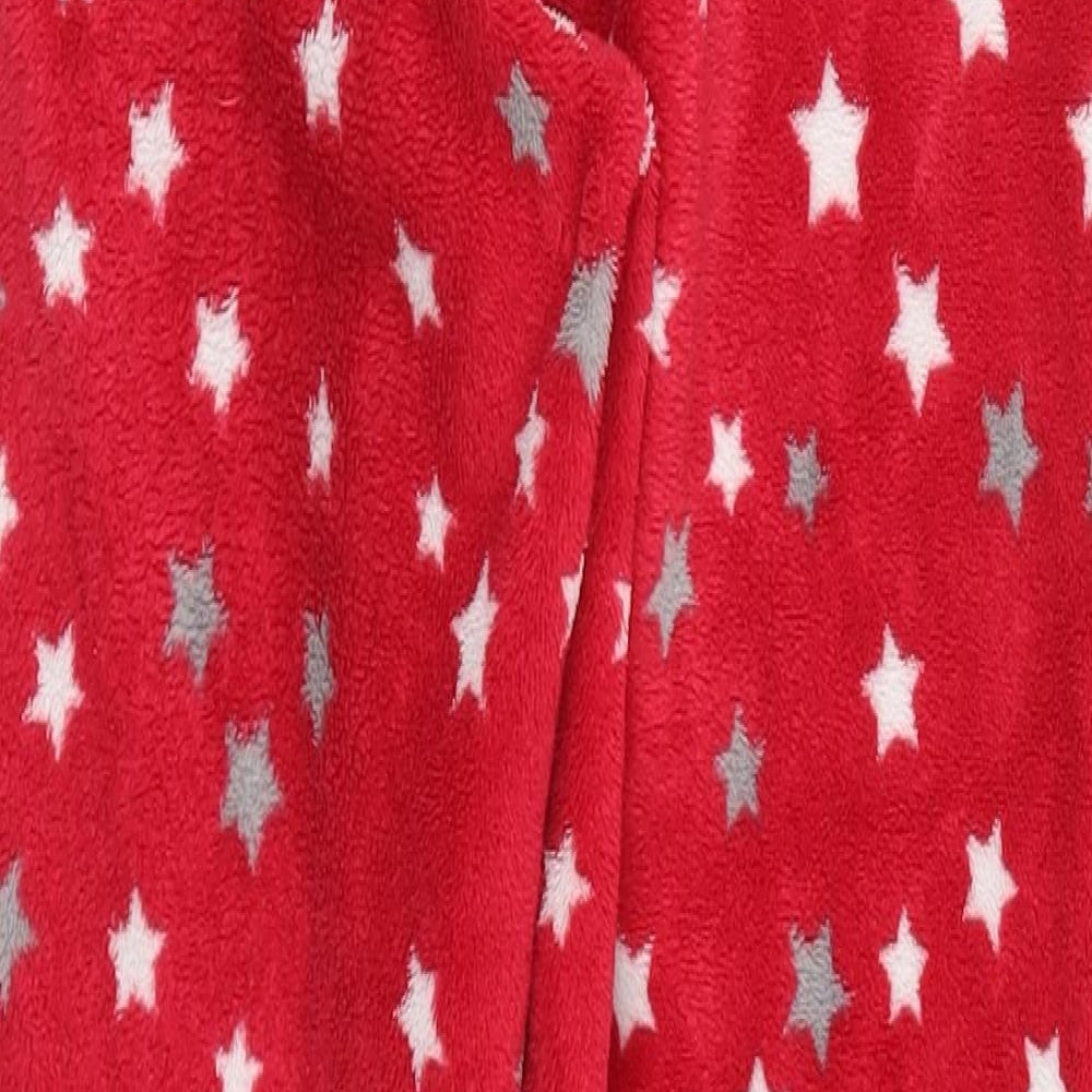 Matalan Womens Red Geometric Trousers Size M L26 in - Stars Loungewear