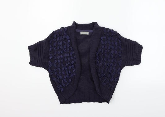 Per Una Womens Blue Cardigan Jumper Size 14