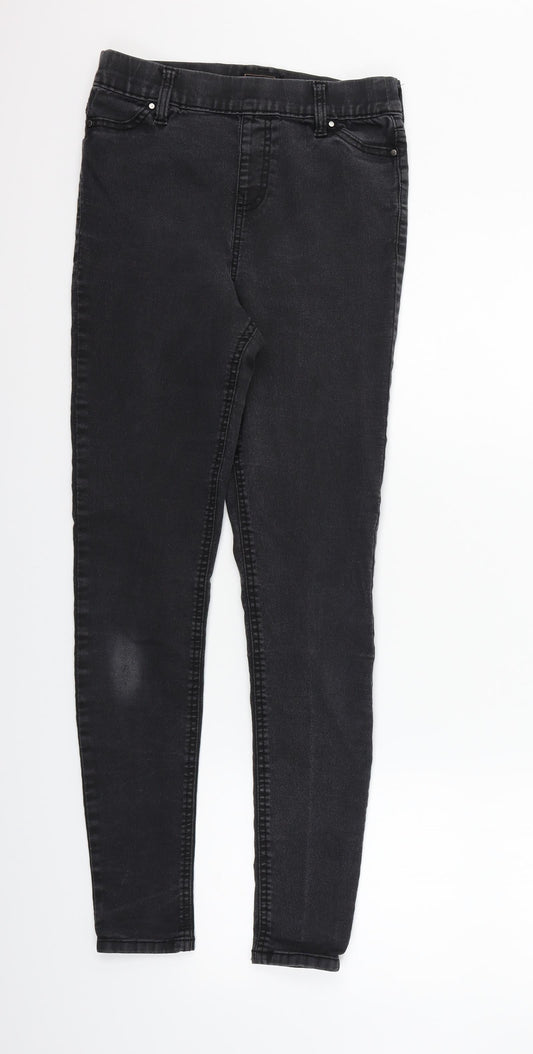 F&F Womens Grey Skinny Jeans Size 8 L26 in