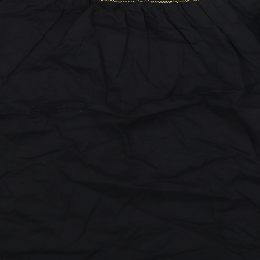 Womens UK Size 12 River Island Black Basic Blouse