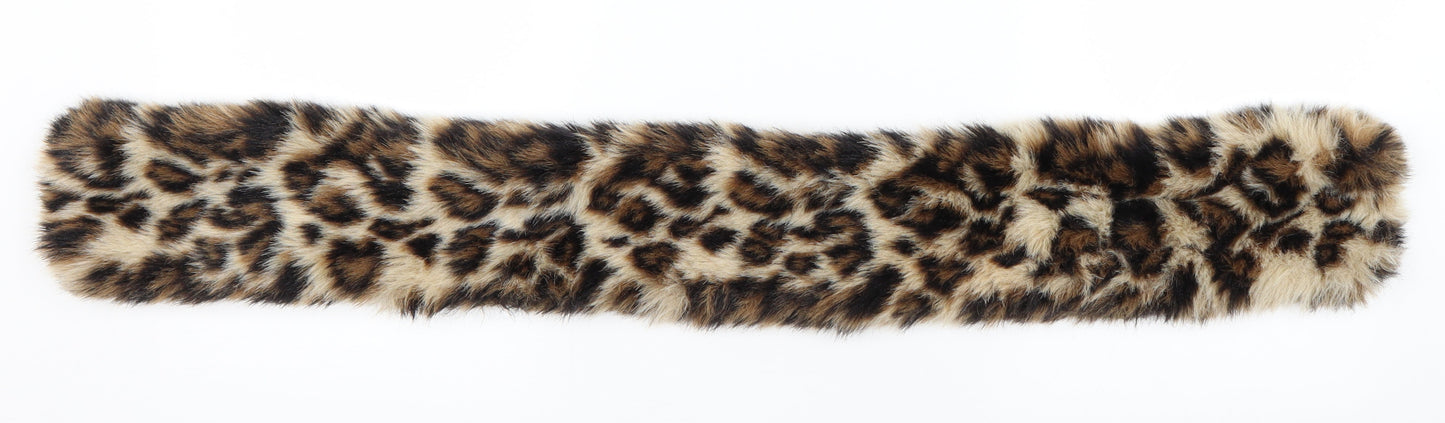 Primark Girls Brown Animal Print Scarf Scarves & Wraps One Size