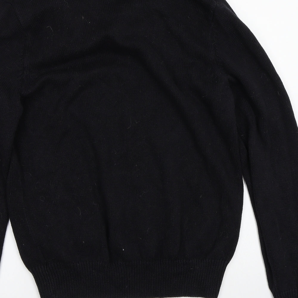 Marks and Spencer Mens Black Pullover Jumper Size M
