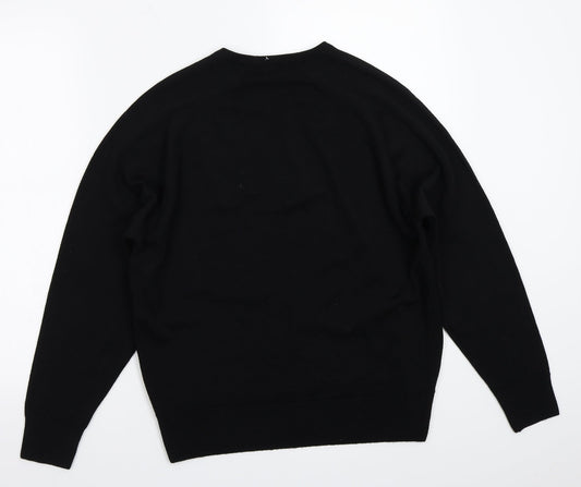 Preworn Mens Black Pullover Jumper Size S