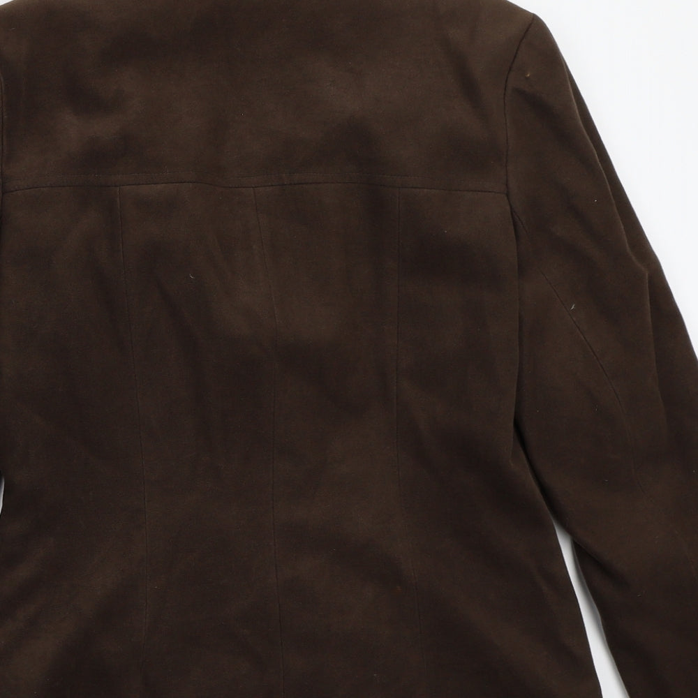 Boy trading company Womens Brown Jacket Suit Jacket Size 10