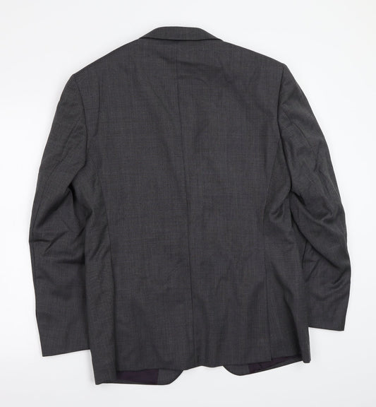 Mens UK Size 40 Marks and Spencer Regular Grey Suit Jacket