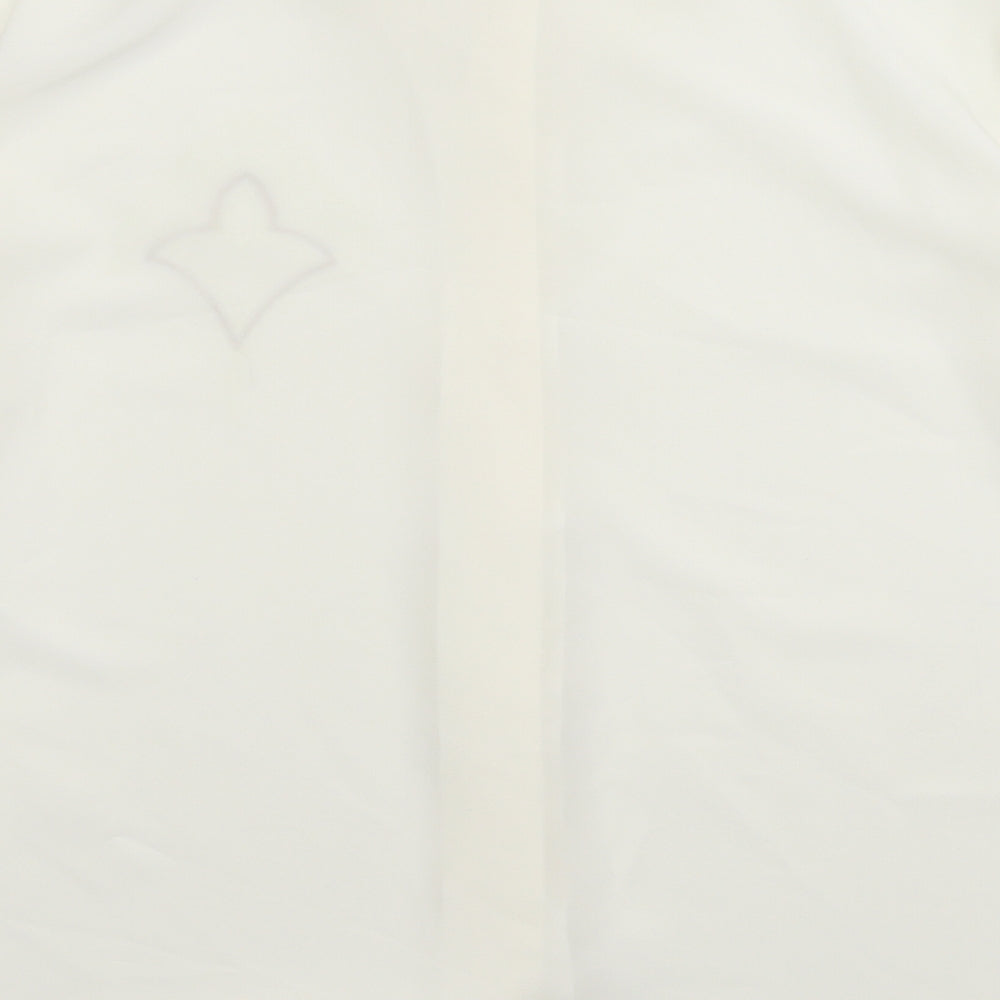 Womens UK Size 20 Preworn White Basic Button-Up