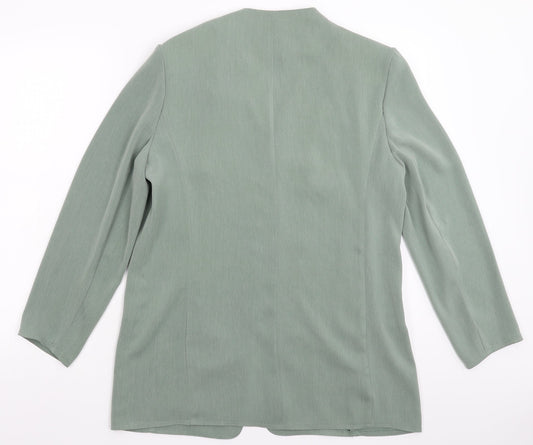 Precis Womens Grey Jacket Blazer Size 12