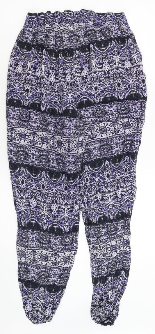 Womens UK Size 34 in Papaya Regular Fit Sweatpants Purple Trousers