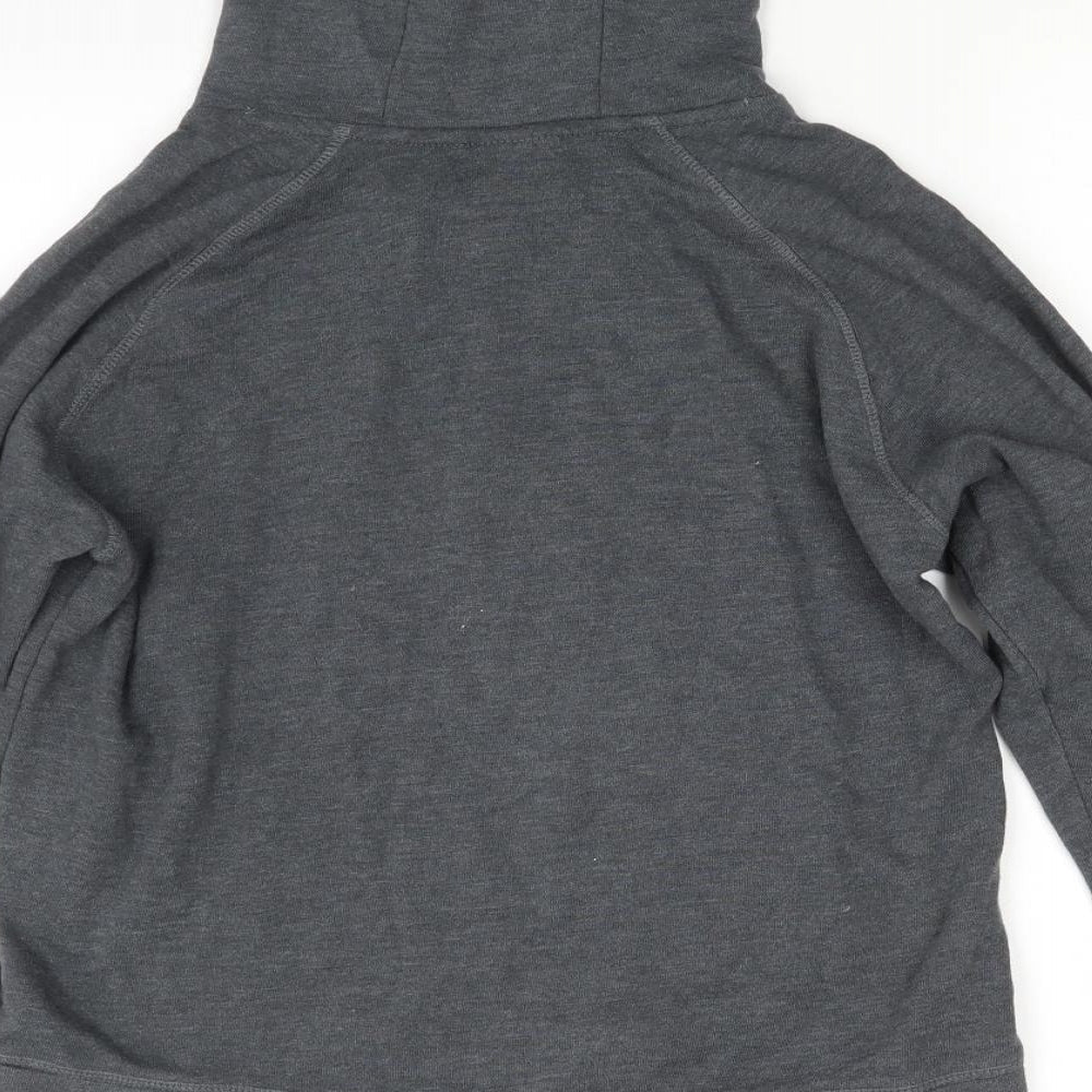 NEXT Girls Grey Jersey Pullover Hoodie Size 12 Years - Mountain Explorer