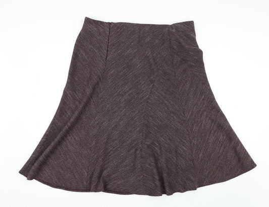 BHS Womens Purple   Swing Skirt Size 38 in