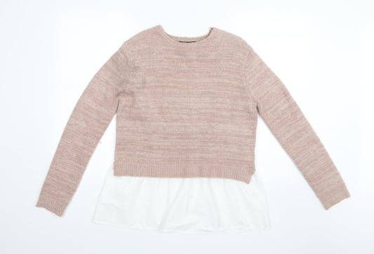 Primark Womens Pink Pullover Jumper Size 12