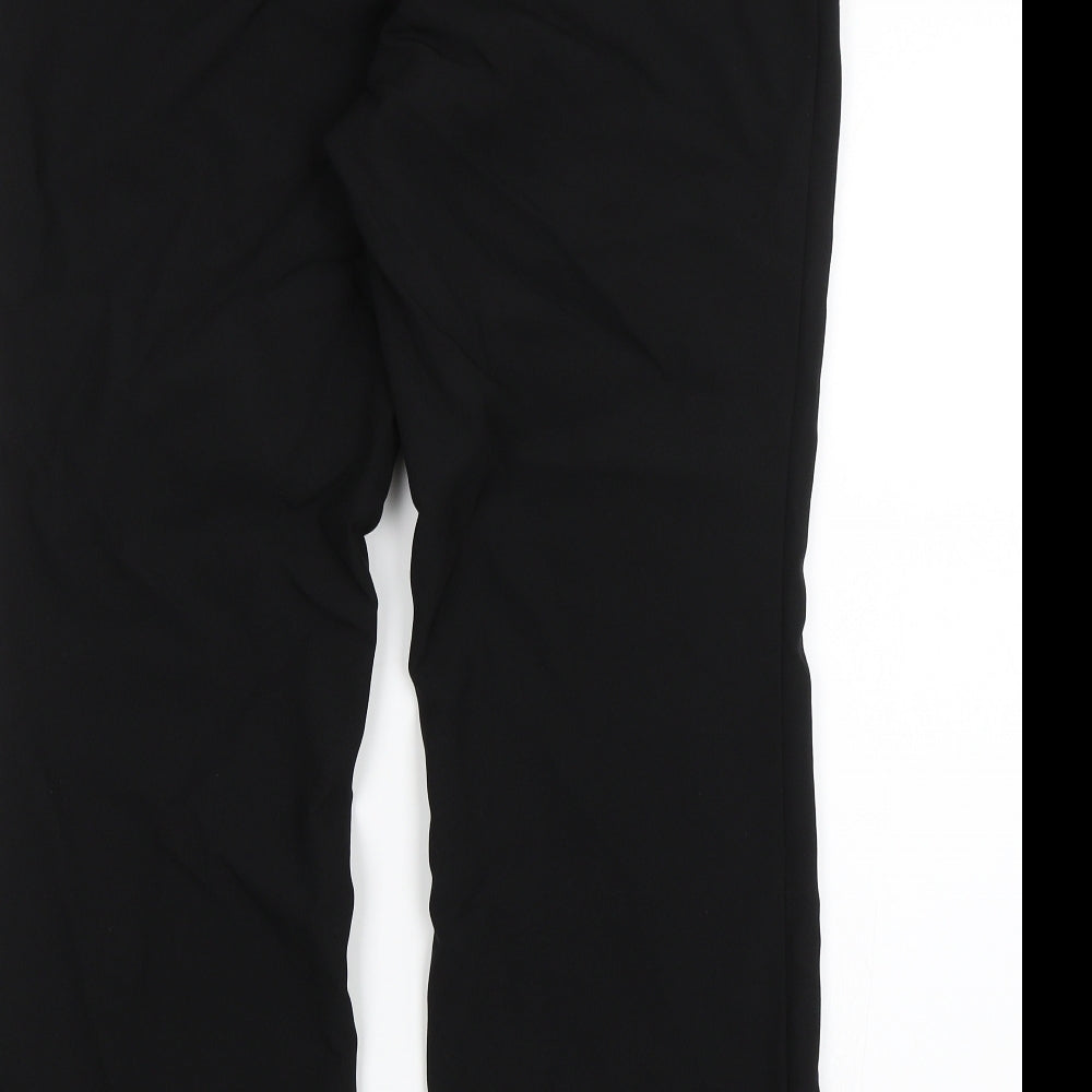 Womens UK Size 14 Papaya Regular Fit Dress Pants Black Trousers
