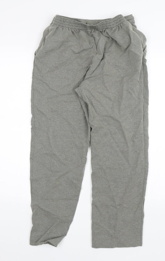 M&S Womens Grey Trousers Size 10 L25 in